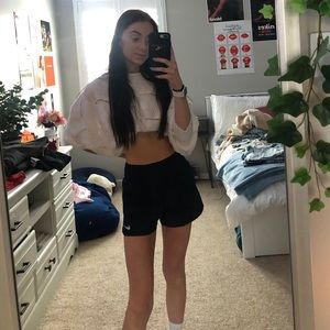 navy blue running shorts